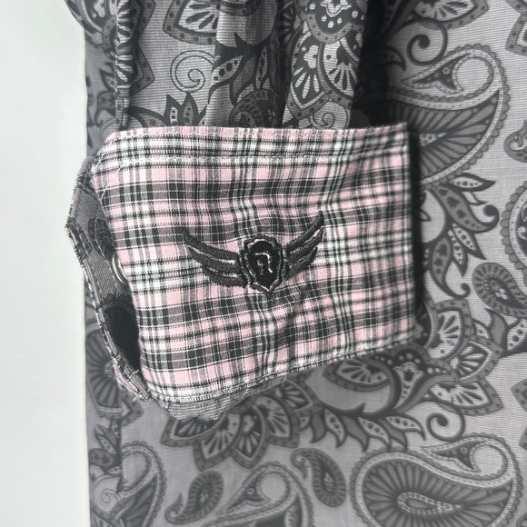 Ariat Relentless Stretch Button Down Long Sleeve Western Shirt Men's Size Medium - Picture 3 of 4